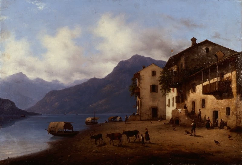 Veduta presa sul Lago di Como - Artgate Fondazione Cariplo